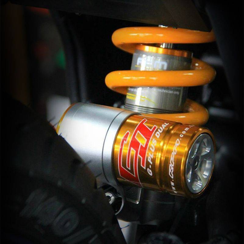 GII 全可調高低速 氣瓶中置後避震器