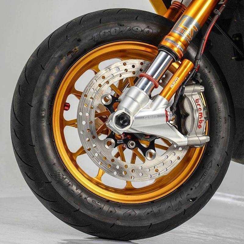 GII LS 全可調高低速氣瓶倒叉前叉 輻射卡鉗款