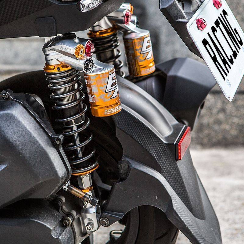 EX 複筒式全可調高低速 氣瓶倒叉後避震器