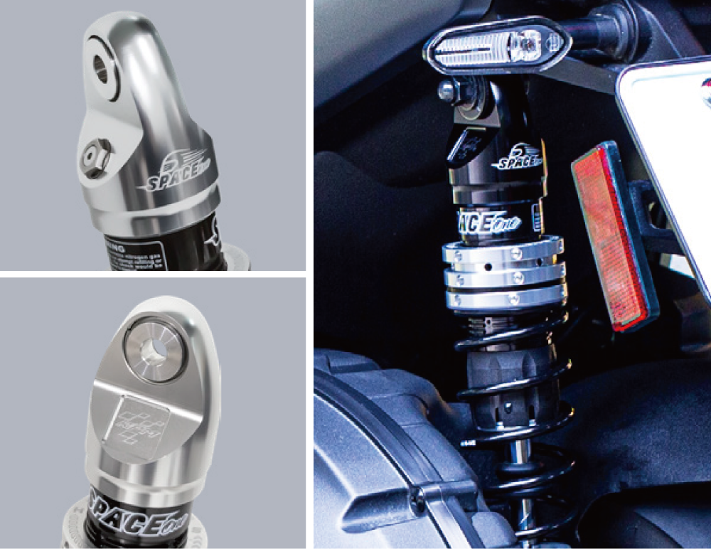 SPACE One 阻尼可調倒叉後避震器