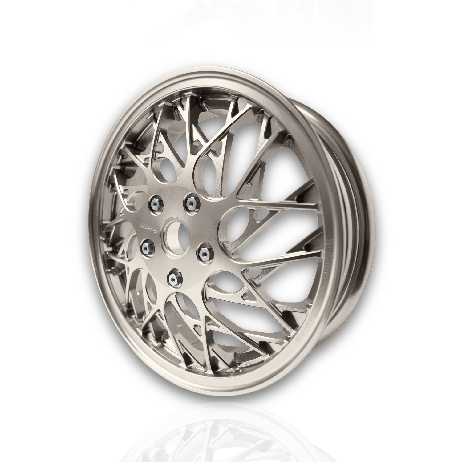 RPM VESPA 偉士牌專用 CNC鋁合金輪圈 細輻花款 暖灰色 | RPM-Motor