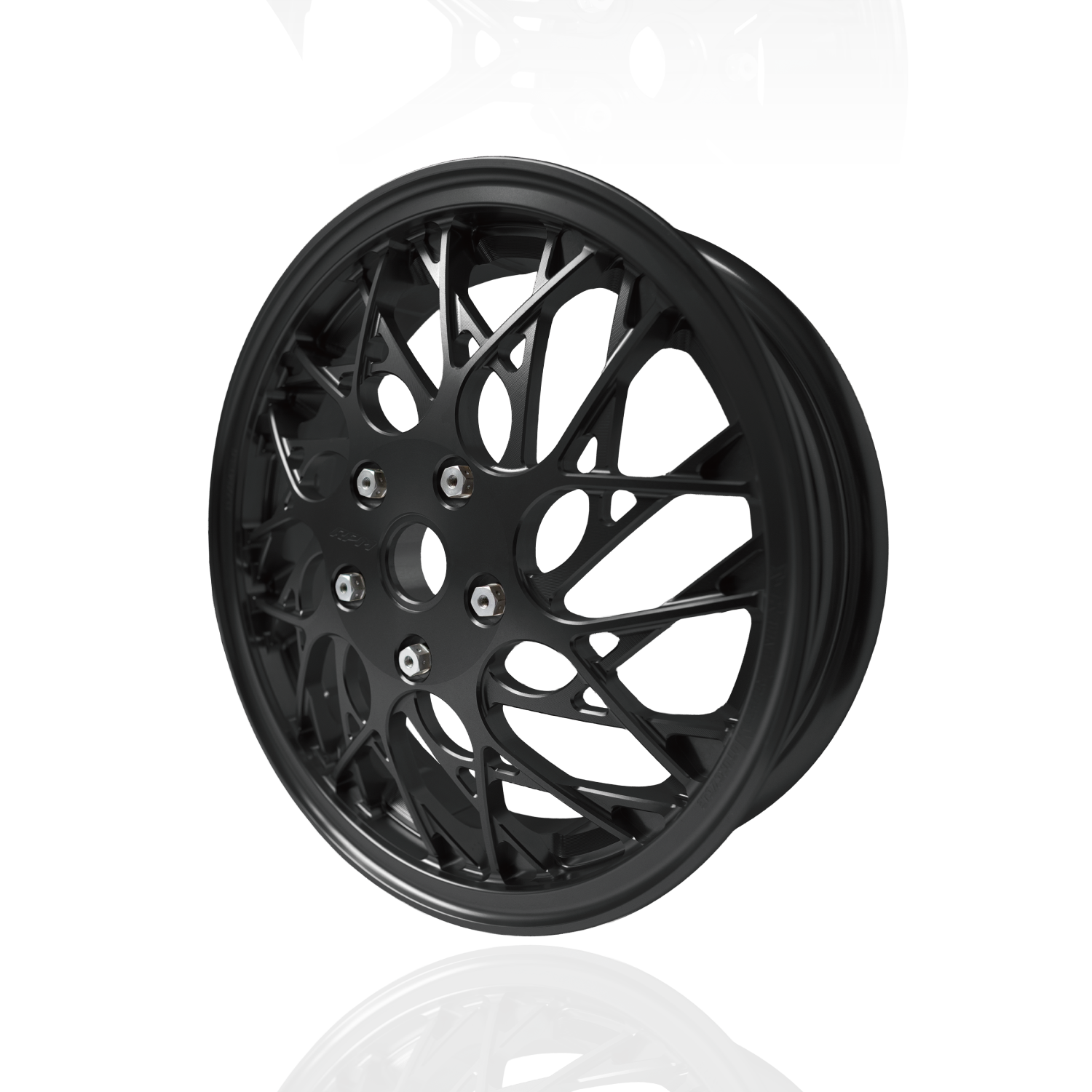 RPM VESPA 偉士牌專用 CNC鋁合金輪圈 細輻花款 黑色 | RPM-Motor