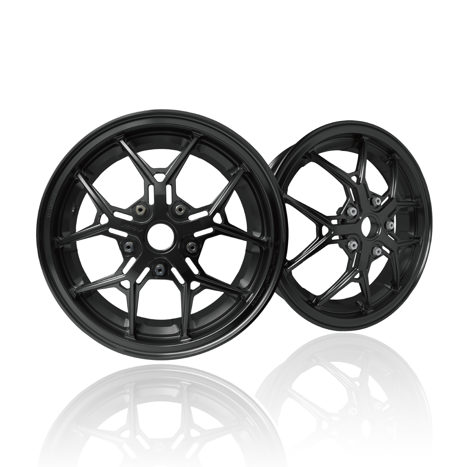 RPM VESPA 偉士牌專用 CNC鋁合金輪圈 鹿角款 黑色 | RPM-Motor