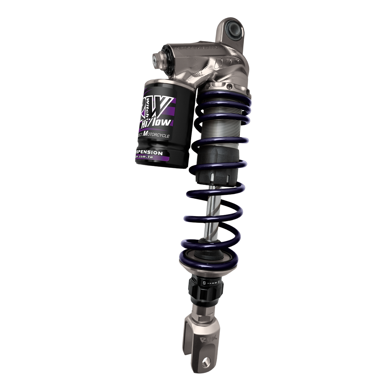 RW-HL 全可調高低速 氣瓶倒叉後避震器