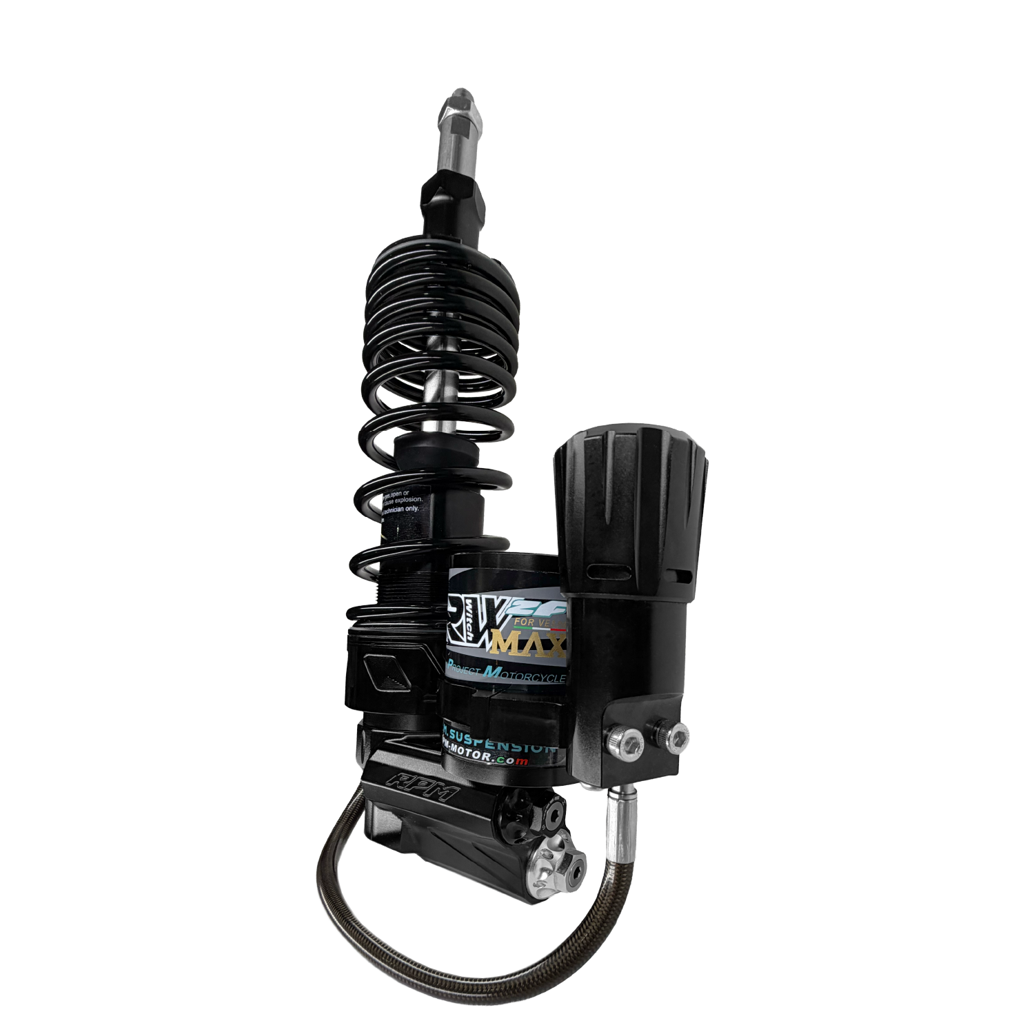 RW-ZF-MAX 伸壓側複筒氣瓶前叉 含油壓調整器 VESPA專用
