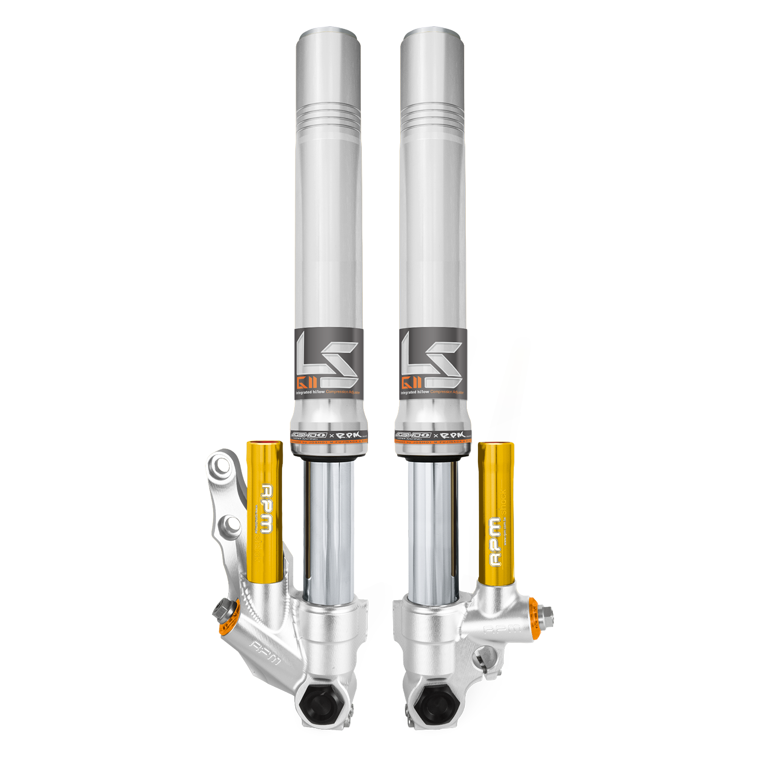 LS top inverted four-piston front shock absorber