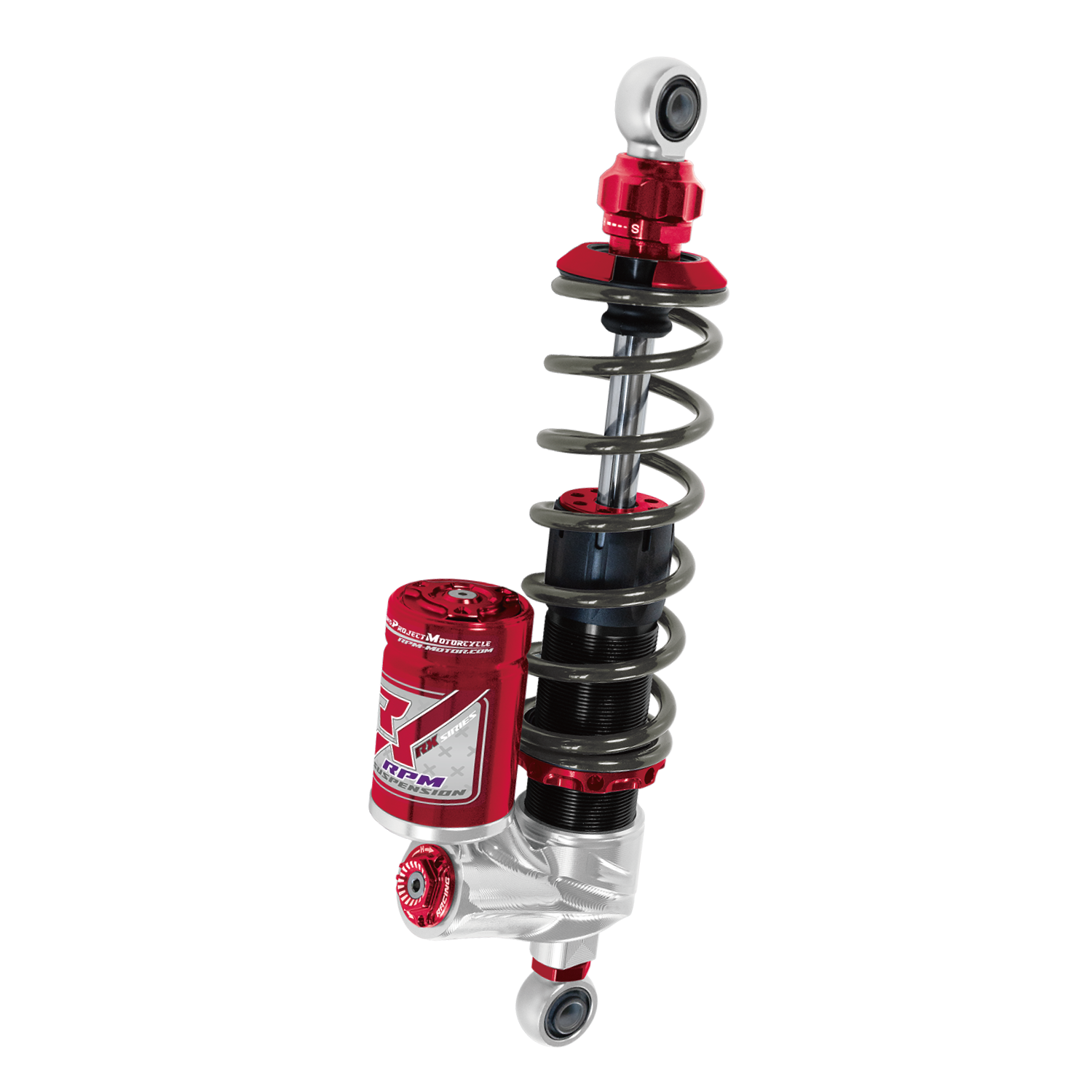RX adjustable compression gas front fork and rear shock absorber