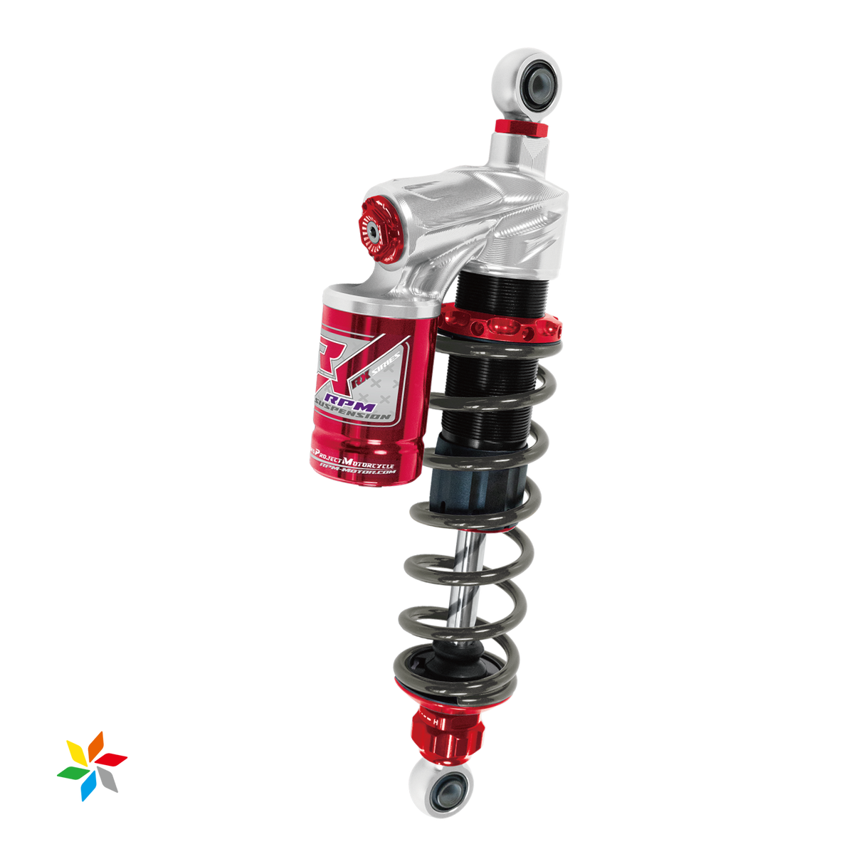 RX Inverted Fork Shock Absorber with Adjustable Compression Reservoir
